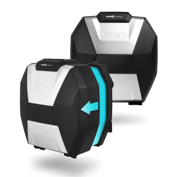 Shad Sh38x expandable panniers aluminium